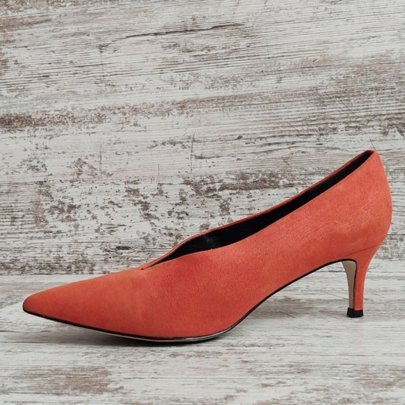 ASOS Shoes - ⚂ASOS Mango Microsuede Kitten Heel Pumps